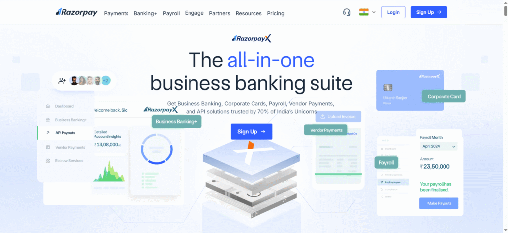All in one banking platform
