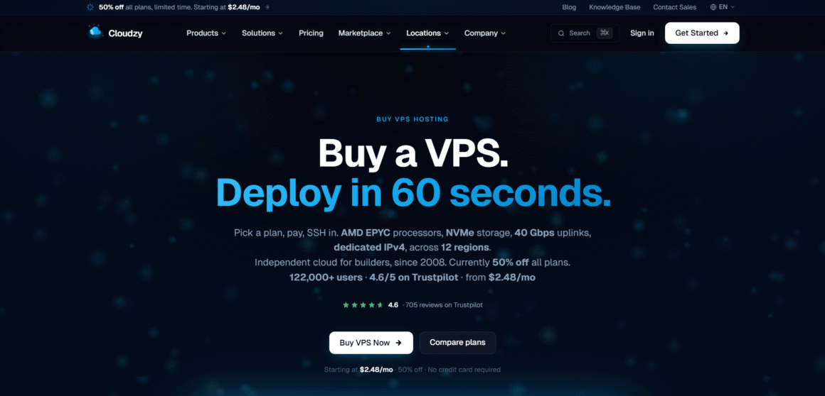 Cloudzy - #1 VPS providers