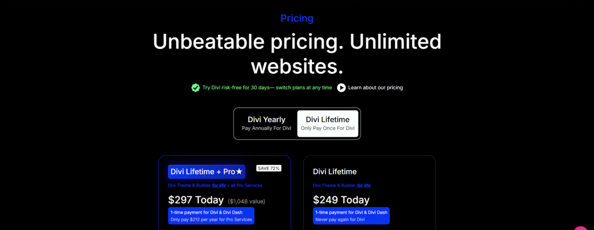 Divi Lifetime License