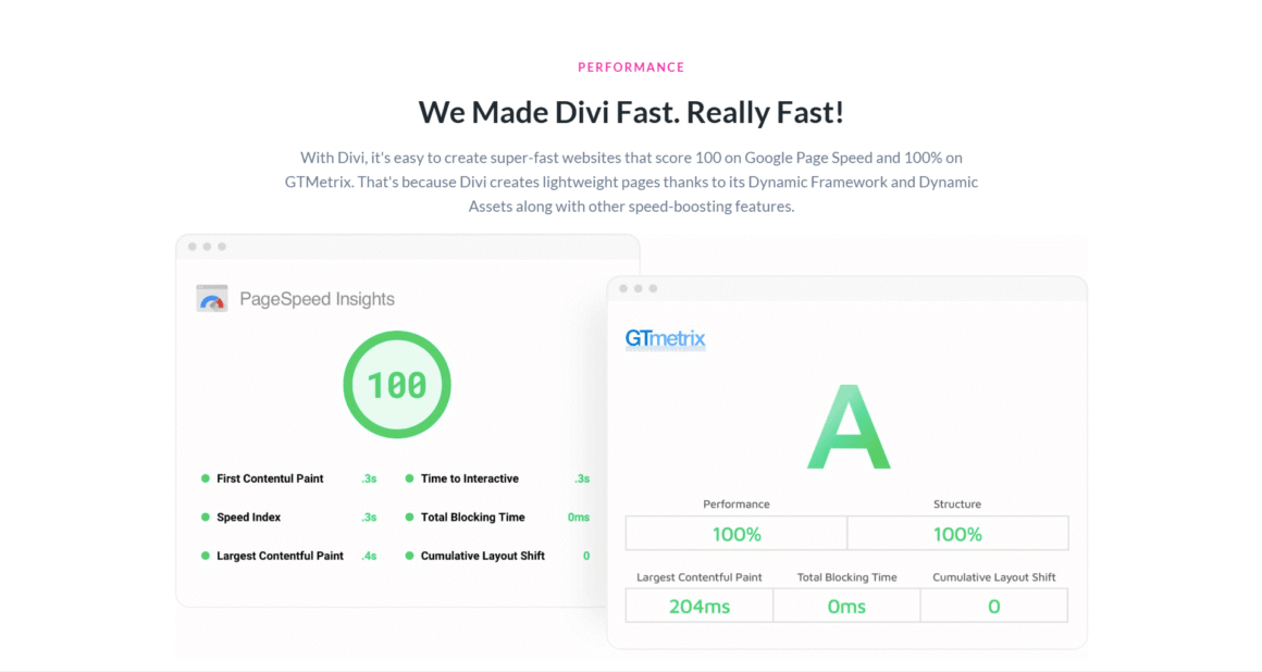 Divi Performance