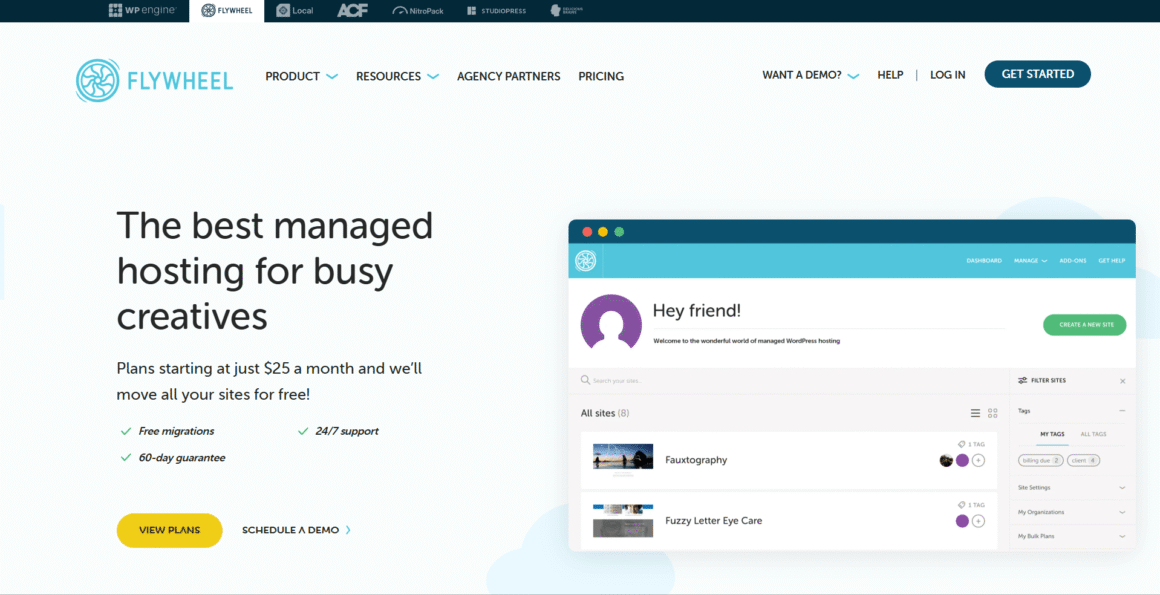 Flywheel Managed Hosting for Designers and Agencies