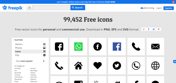10+ Top Websites to Get Best Free & Premium Icons