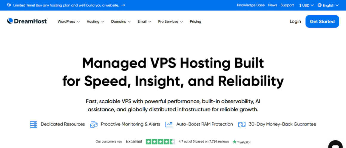 DreamHost VPS Hosting