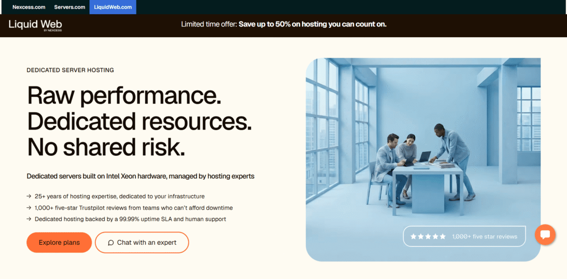 Liquid Web Dedicated Hosting