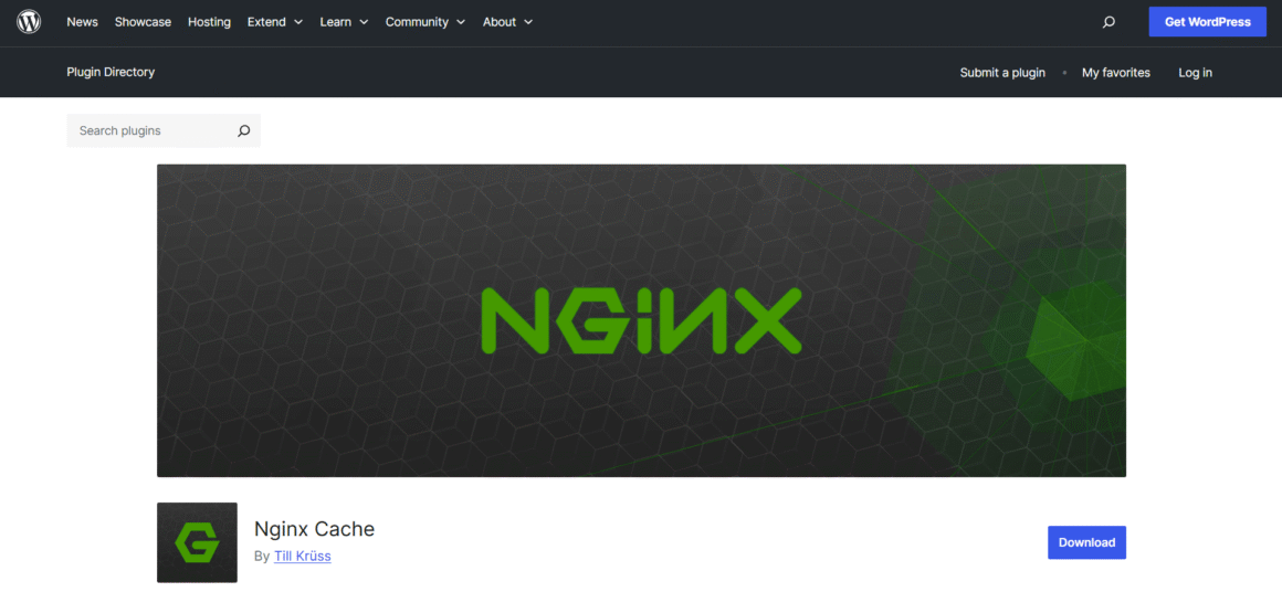Nginx Cache WordPress plugin