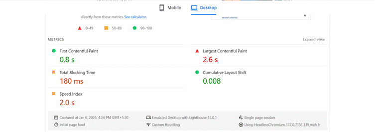 Optimize for Core Web Vitals