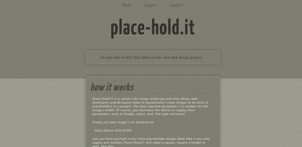 Place-Hold