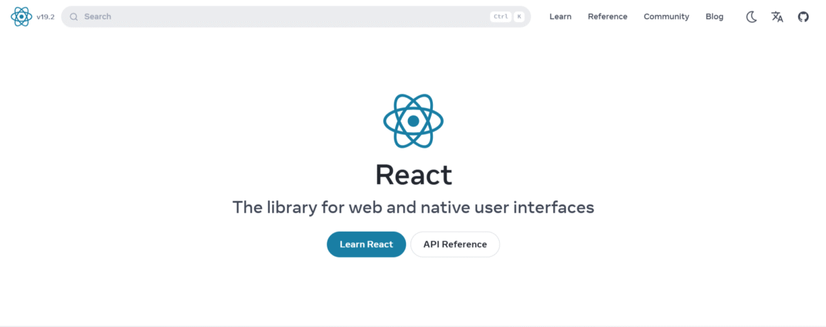 React