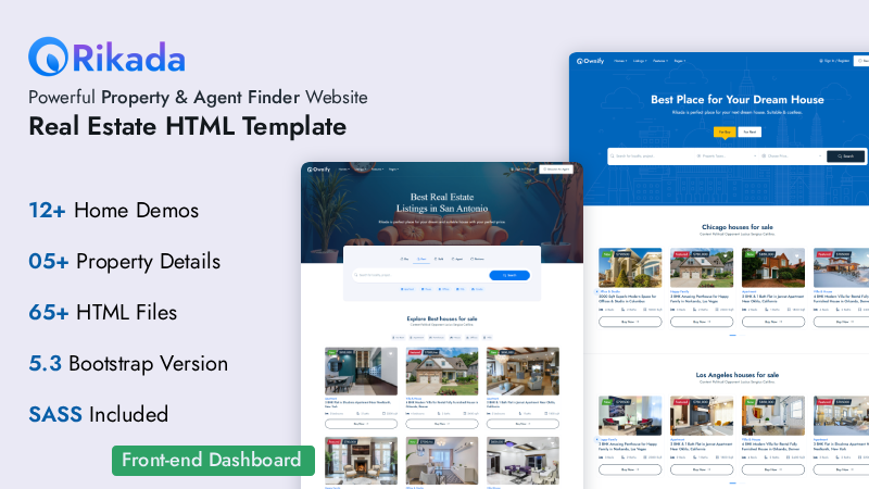 Rikada Real Estate HTML Theme