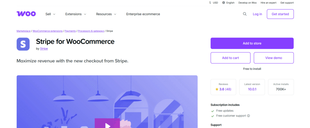 Stripe WooCommerce Marketplace
