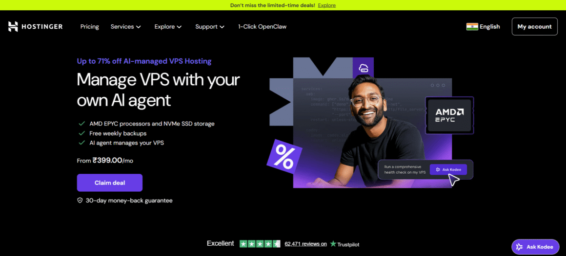 Hostinger VPS hosting
