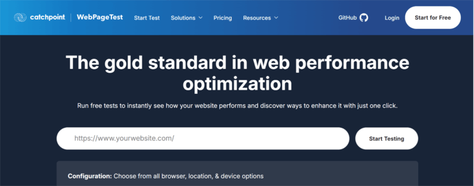 WebPageTest