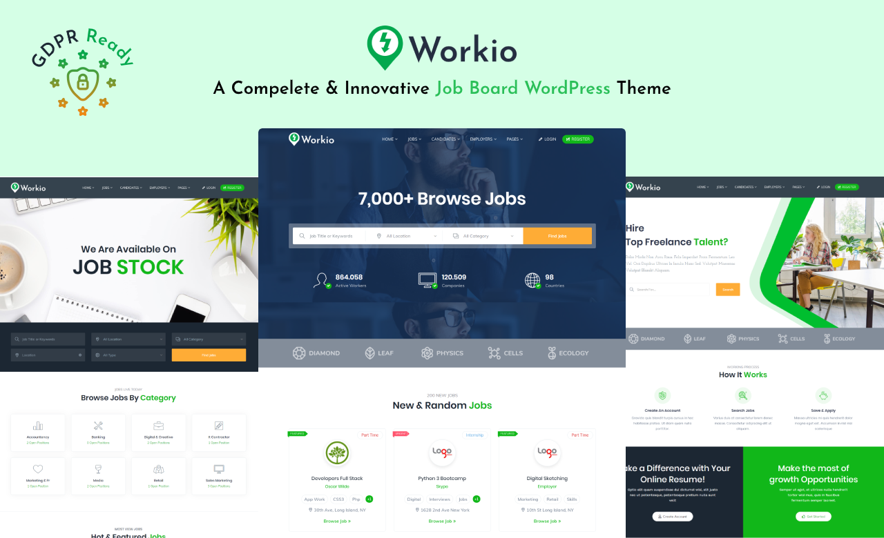 Workio Job Board WP Theme