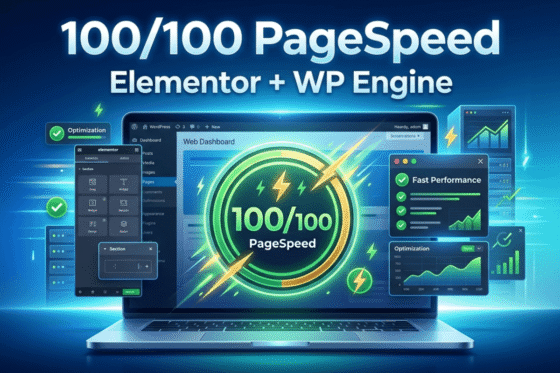 100/100 PageSpeed with Elementor & WP Engine