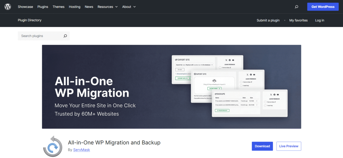 All-in-One Migration plugin