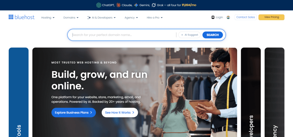Bluehost E-commerce Hosting