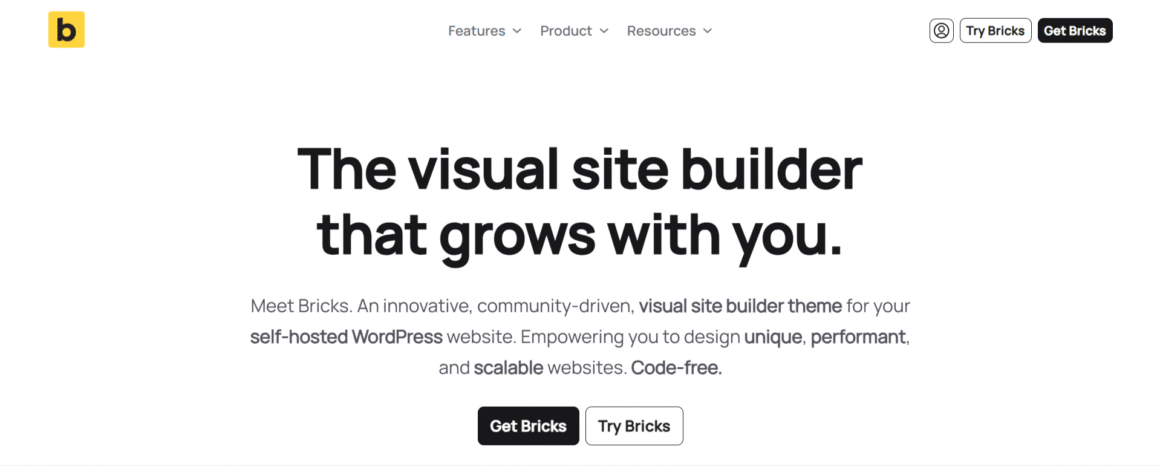 Bricks Page builder