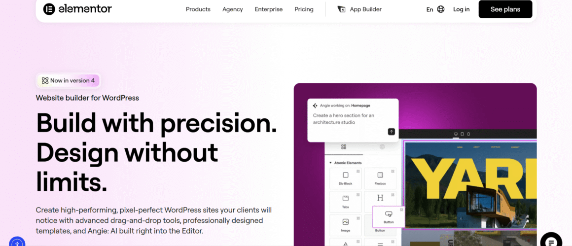 Elementor Page Editior