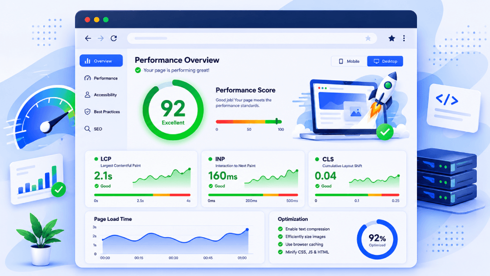 Google PageSpeed Insights report