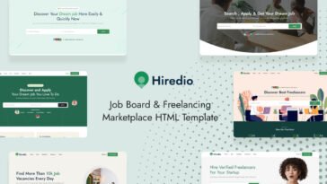 Job Board & Freelancing Template