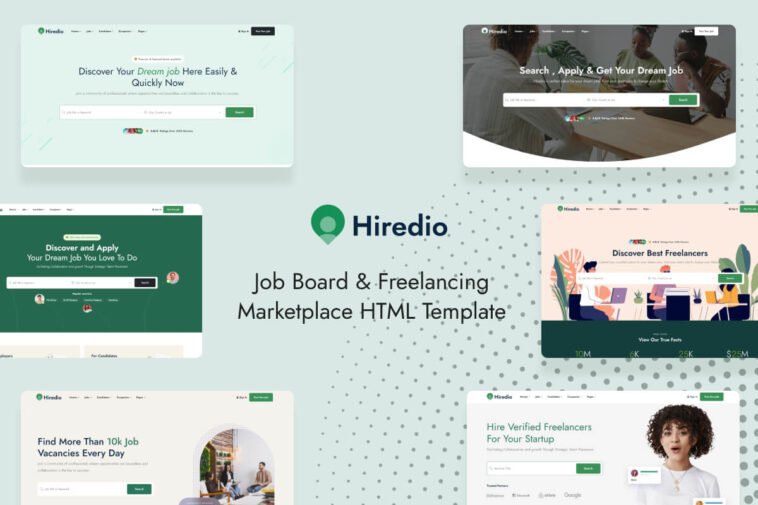 Job Board & Freelancing Template