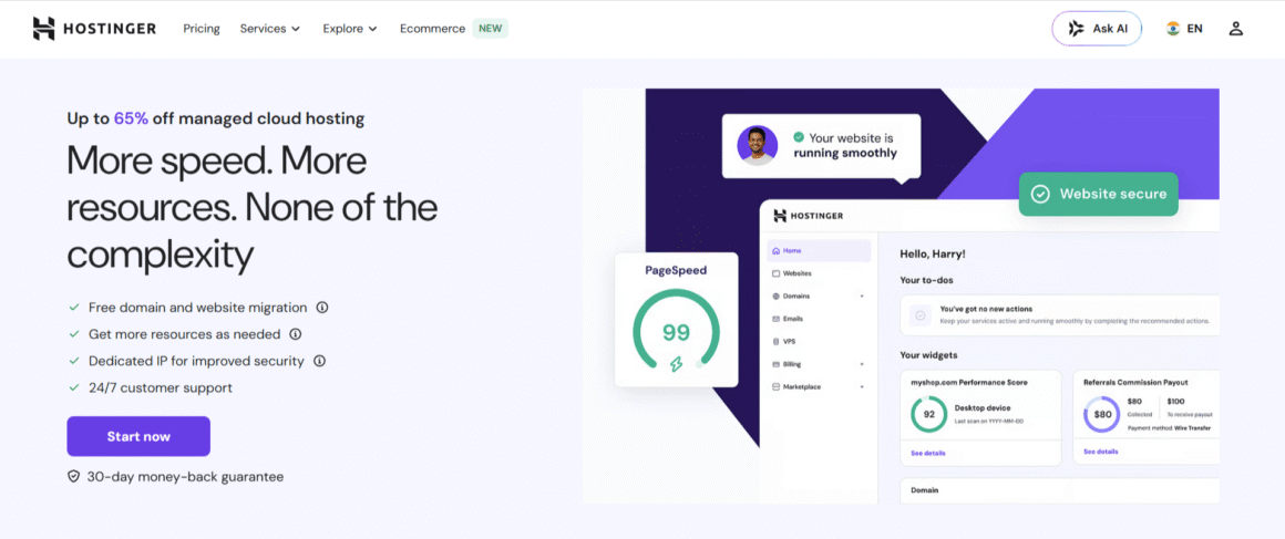 Hostinger Cloud Hosting
