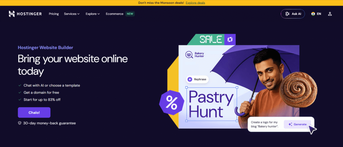 Hostinger Website Builder
