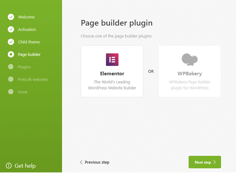 Install Page builder