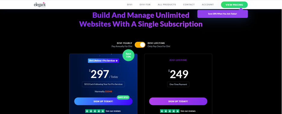 Divi Pricing
