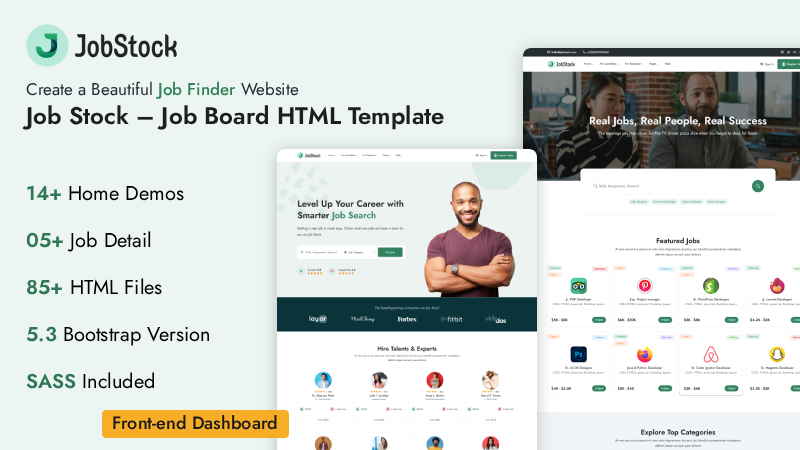 JobStock Job Finder Website