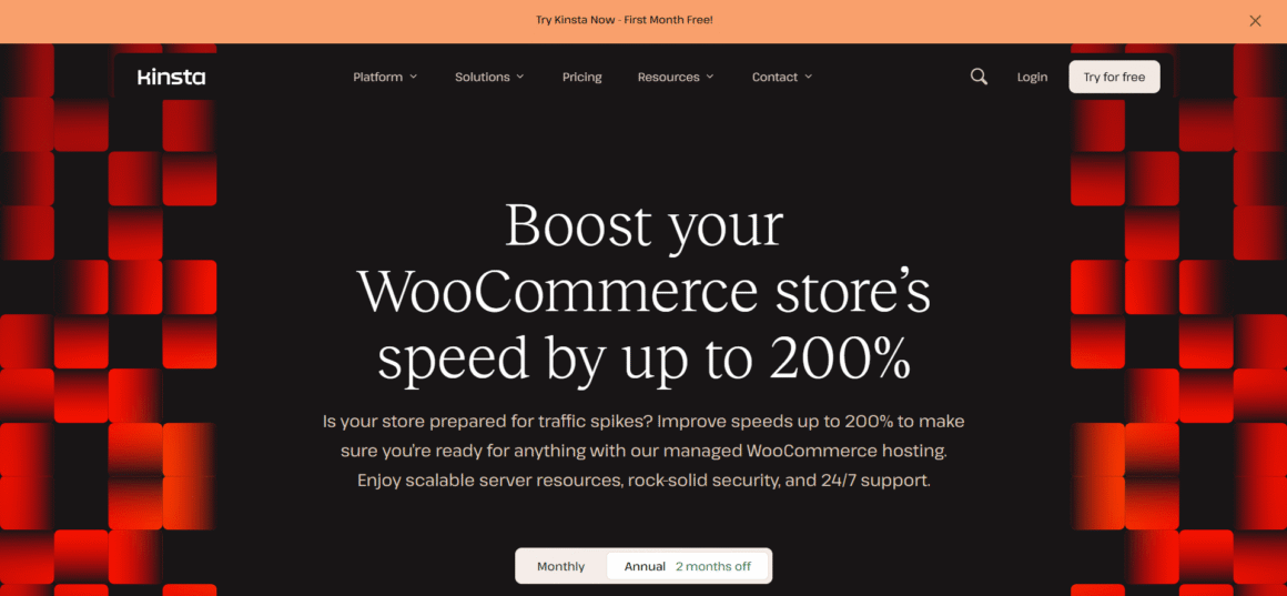 Kinsta Woocommerce Hosting