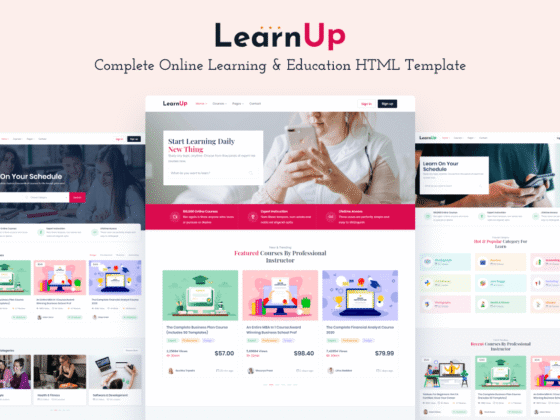 LearnUp - Education HTML Template