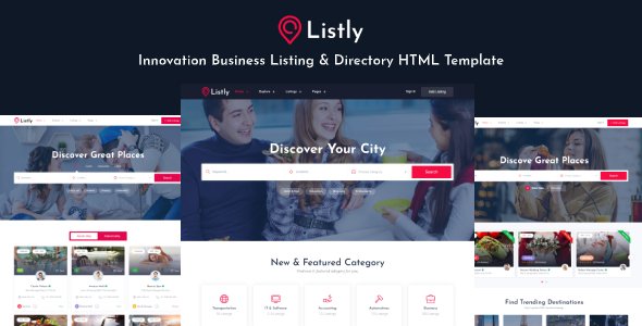Listly Business Directory Template