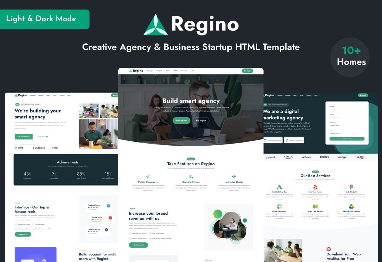 Regino - Creative Agency Template