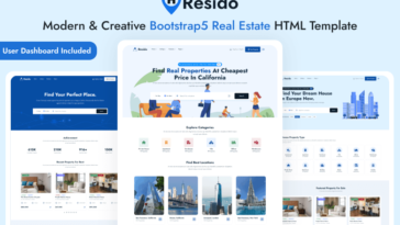 Resido - Real Estate HTML Template