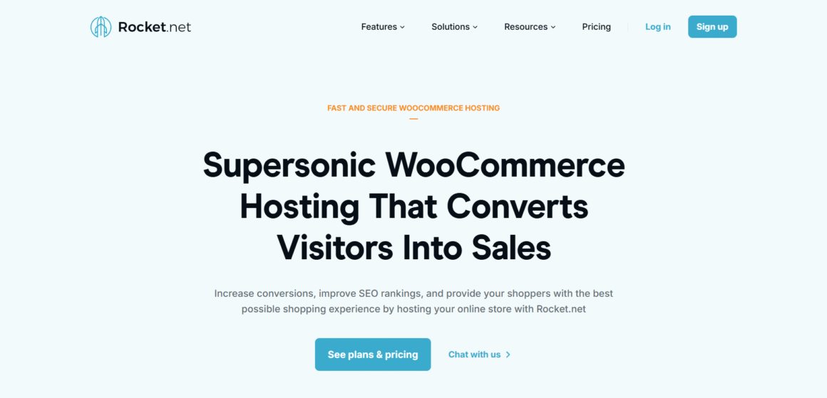 Rocket for Woocommerce Website
