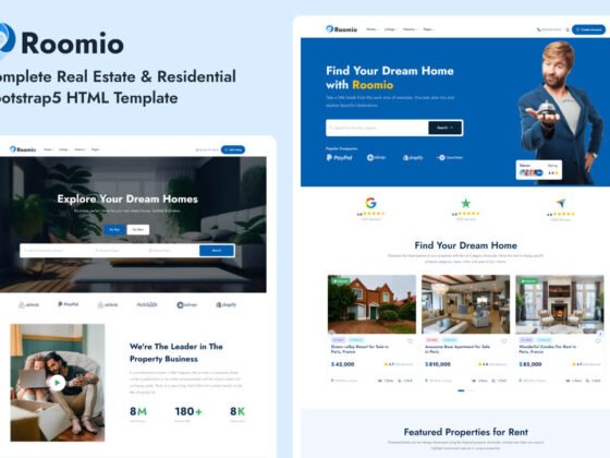 Roomio - Real Estate HTML Template