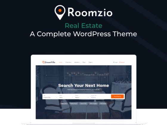 Roomzio - Real Estate WordPress Theme