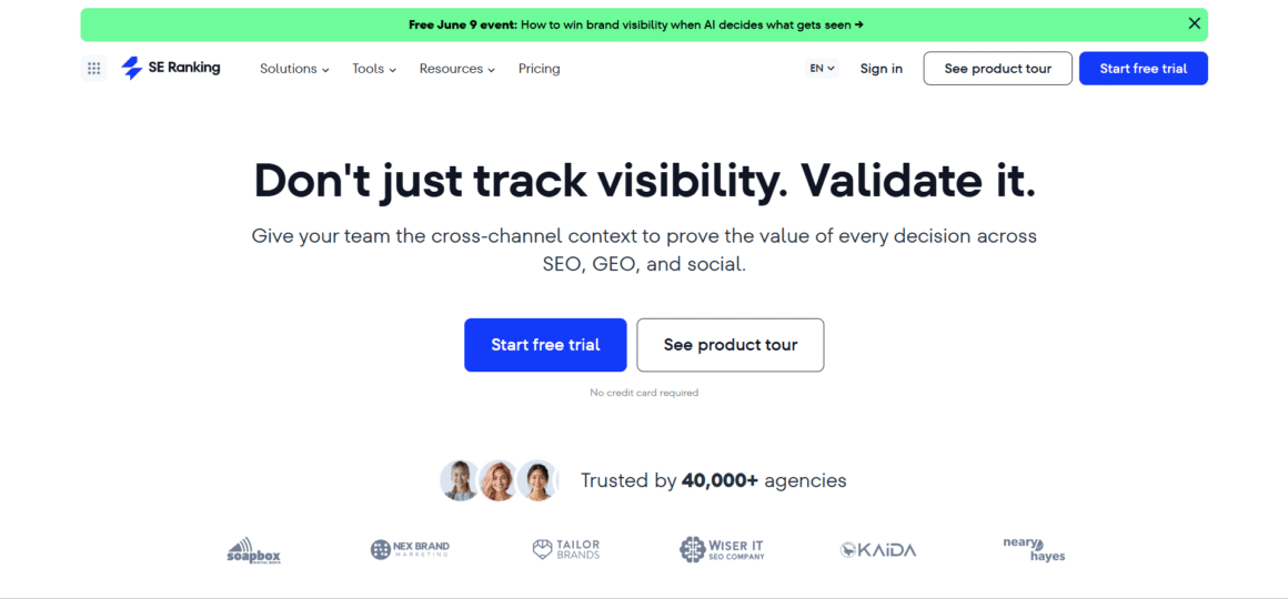 SE Ranking SEO Tool