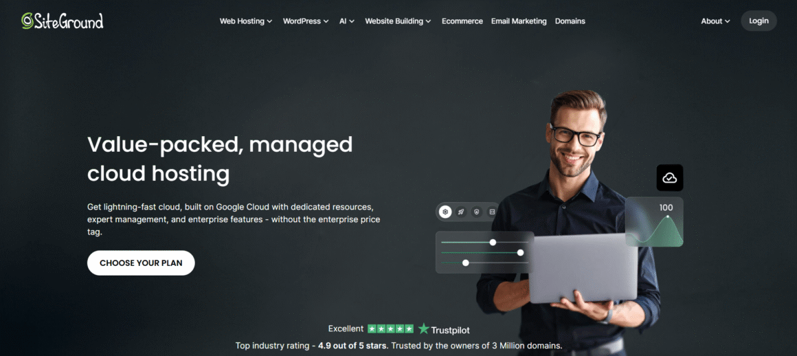 SiteGround Cloud Hosting