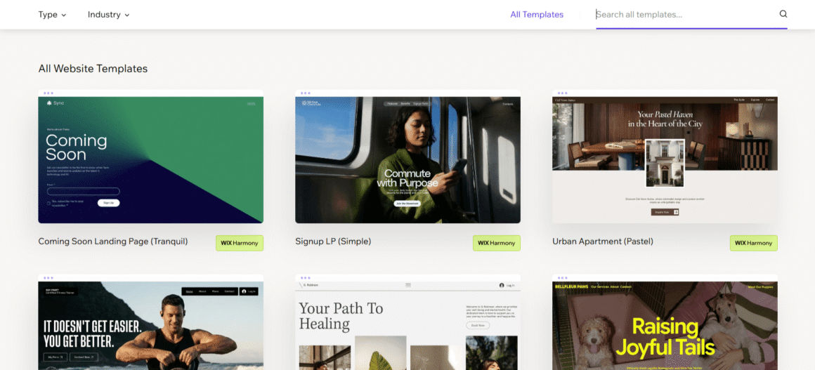 Wix Templates