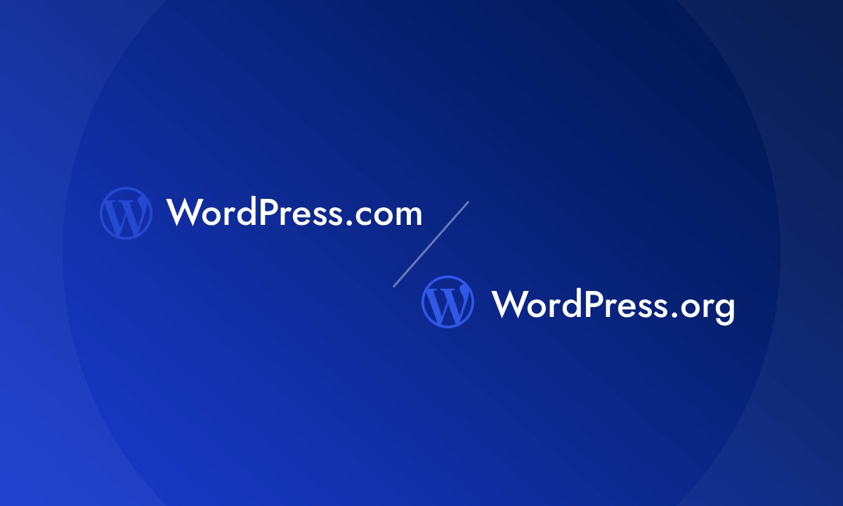 WordPress.com vs WordPress.org