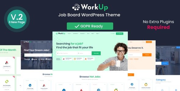 WorkUp Job Board Theme