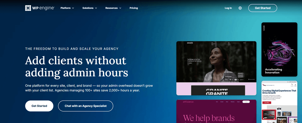 WPEngine Agency Hosting